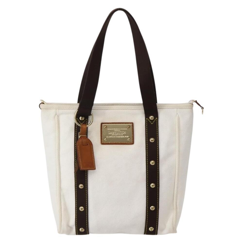 LOUIS VUITTON Cabas MM Antigua Tote Bag Brown Beige M40036 LV Auth gh961 - Picture 13 of 16